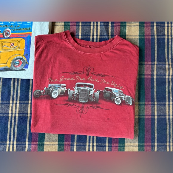 Newport Blue & Gildan Cotton Classic Cars Graphic Print T-shirts Bundle - Picture 2 of 14